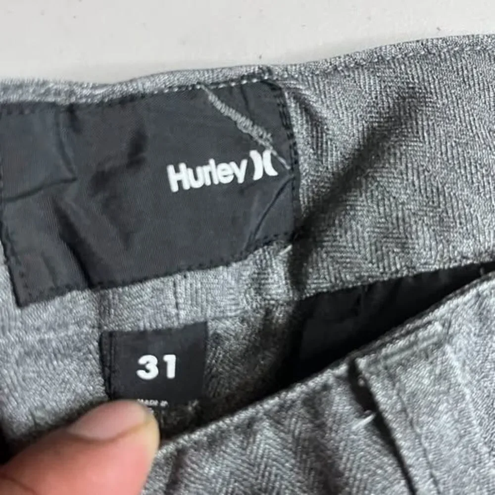 Hurley Grey Herringbone Shorts